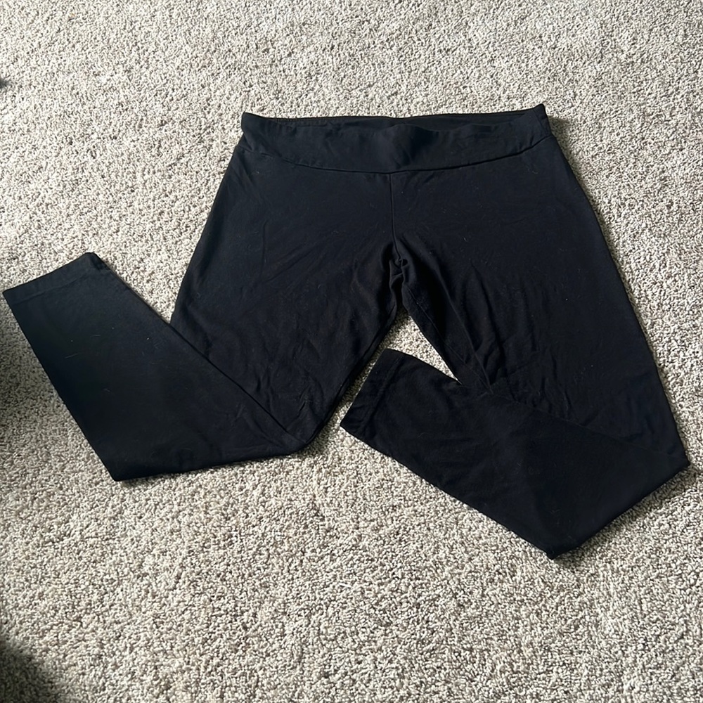 Large Time and Tru Black Leggings